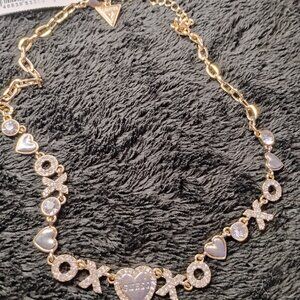 Hearts In Bloom Necklace by Guess from Macy's
